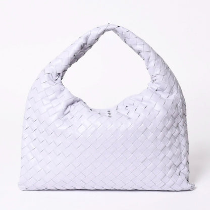 Bottega Veneta Small Hop Intrecciato Bag Leather Purple — view 2