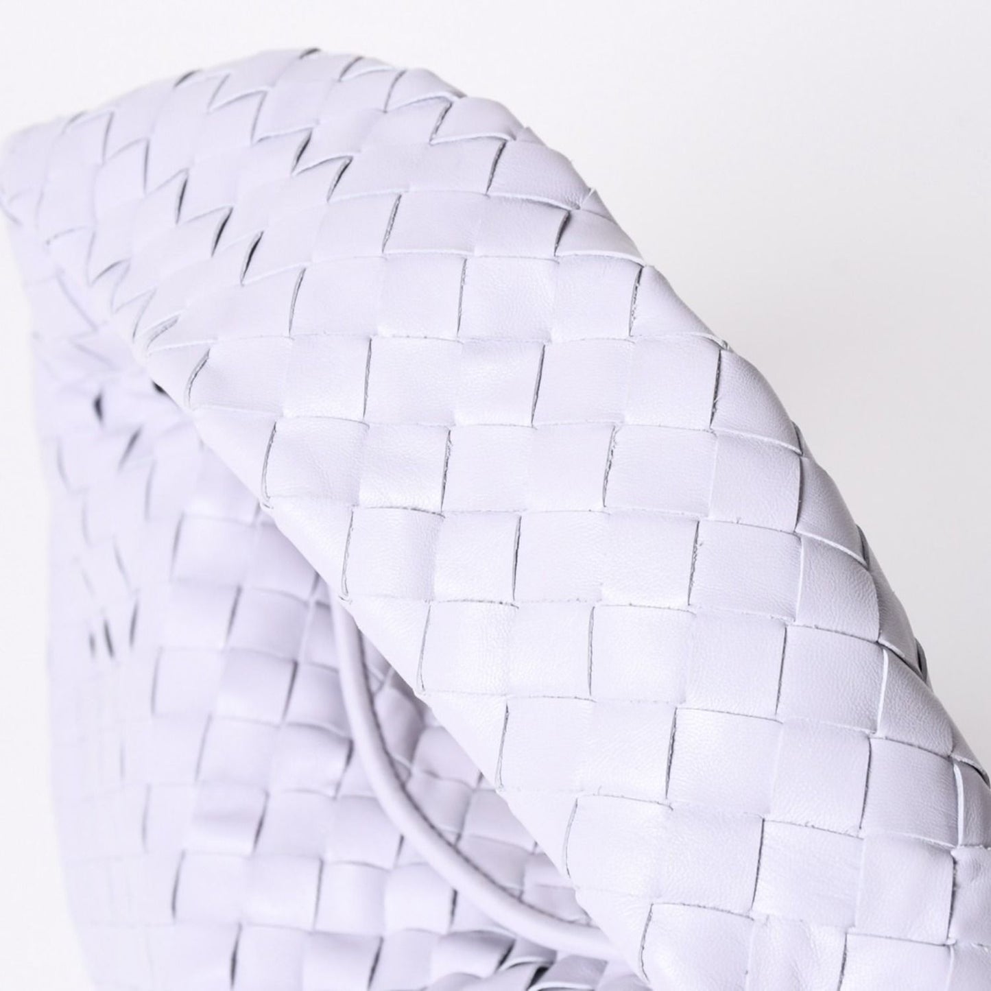 Bottega Veneta Small Hop Intrecciato Bag Leather Purple — view 4