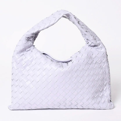 Bottega Veneta Small Hop Intrecciato Bag Leather Purple