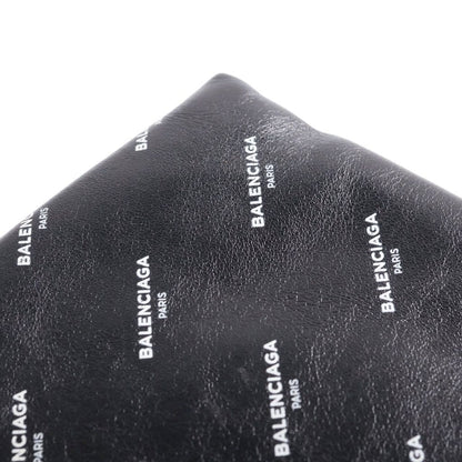 Balenciaga Logo Clutch Handbag Black — view 7