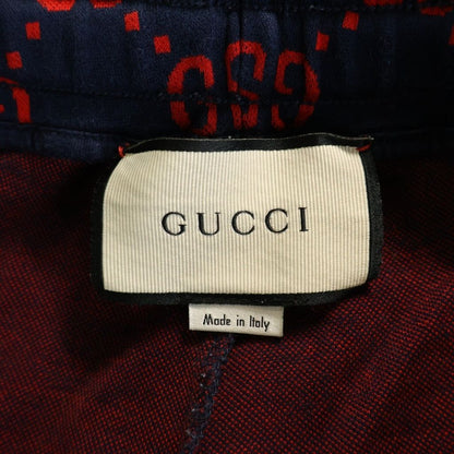 Gucci Jacquard Sweatpants GG All Over Print Navy — view 7