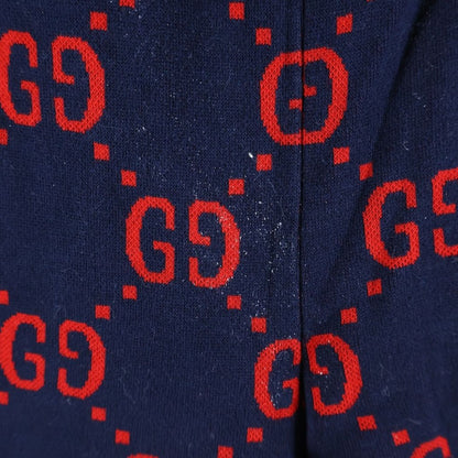 Gucci Jacquard Sweatpants GG All Over Print Navy — view 5