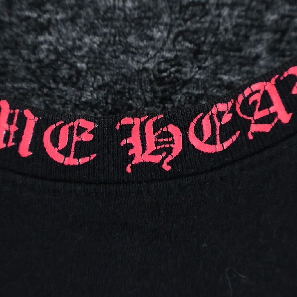 Chrome Hearts Neck Logo Long Sleeve Tee Top Black T-Shirt — view 5