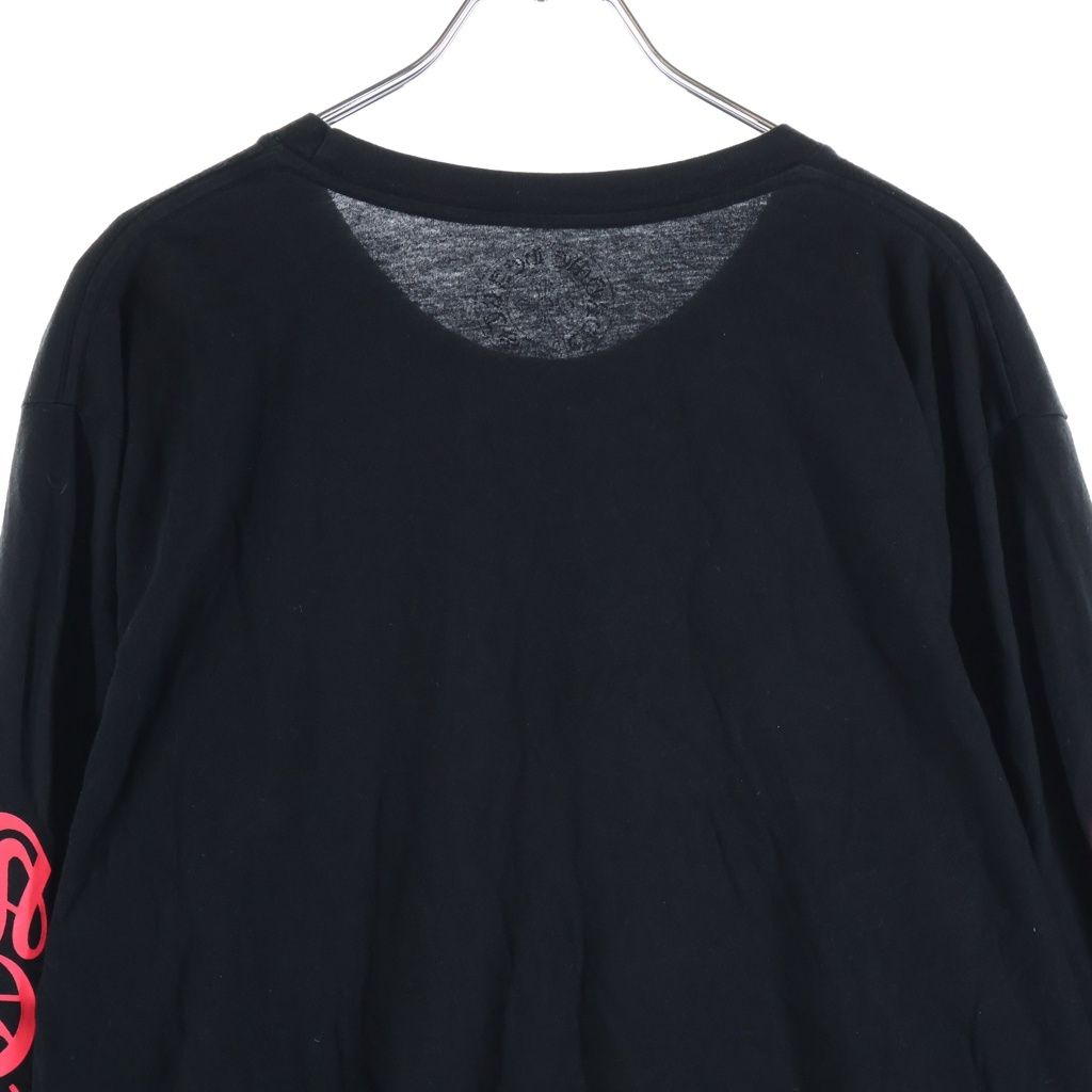 Chrome Hearts Neck Logo Long Sleeve Tee Top Black T-Shirt — view 4