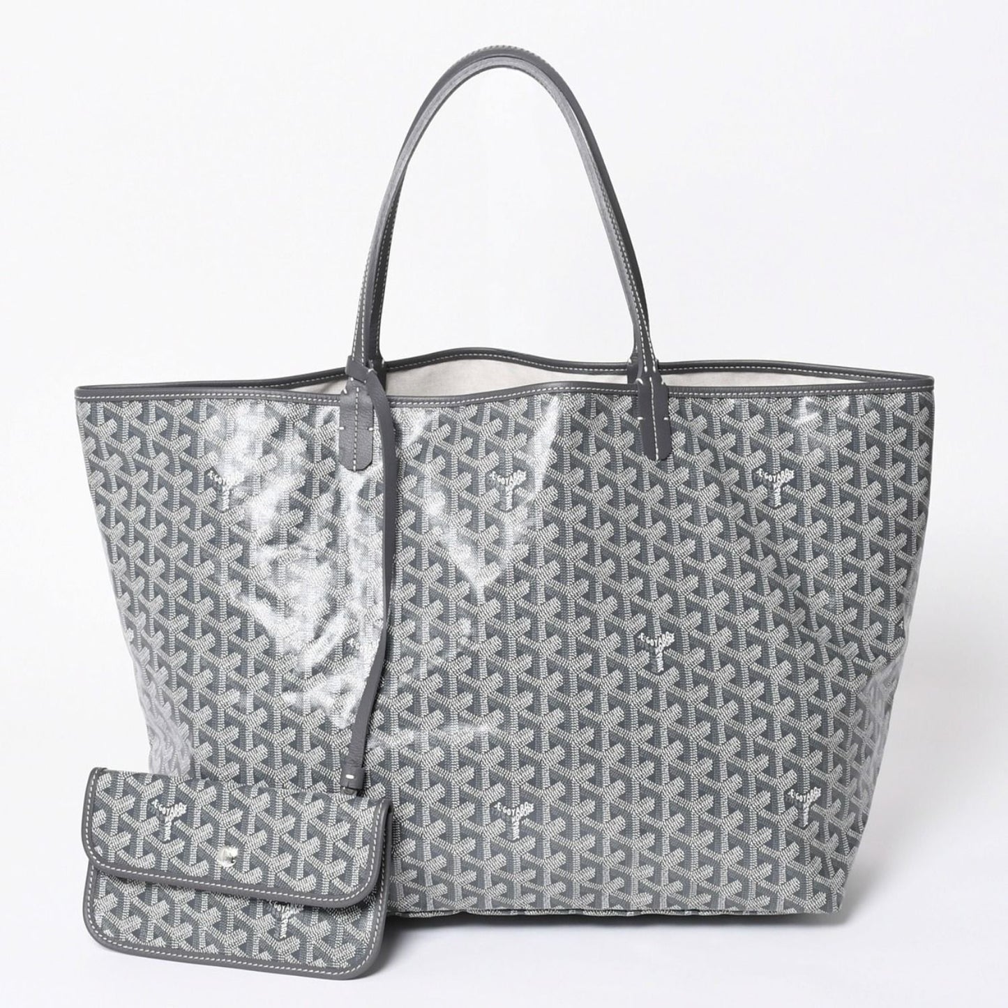 Goyard Saint Louis GM Gray Tote Bag