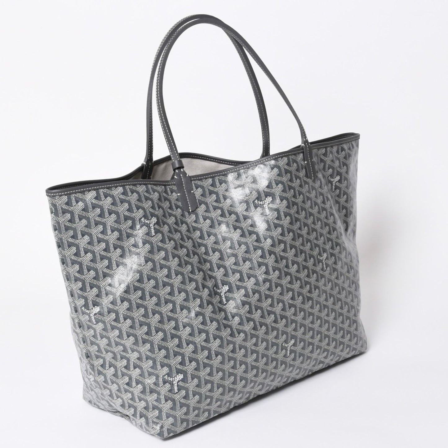 Goyard Saint Louis GM Gray Tote Bag — view 4