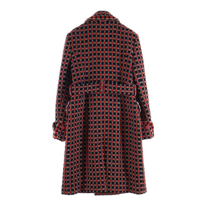 Chanel Tweed CC Logo Belt Gown Coat — view 2