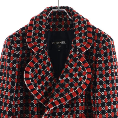 Chanel Tweed CC Logo Belt Gown Coat — view 3