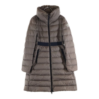 Moncler Tarhue Down Coat Long Beige Nylon