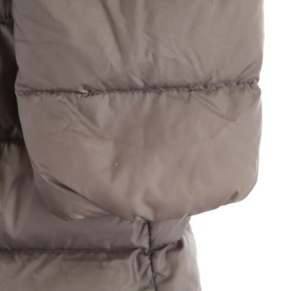 Moncler Tarhue Down Coat Long Beige Nylon — view 5