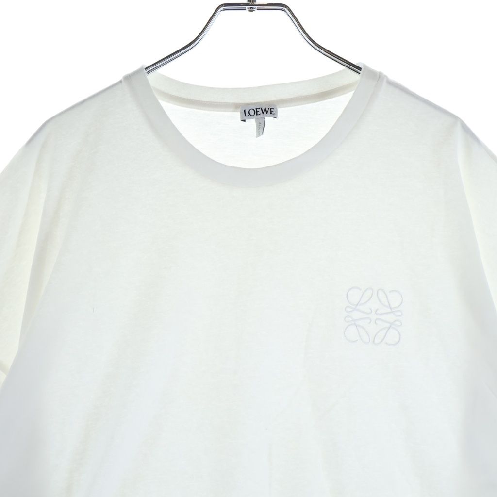 Loewe Anagram Embroidery T-Shirt White Cotton — view 3