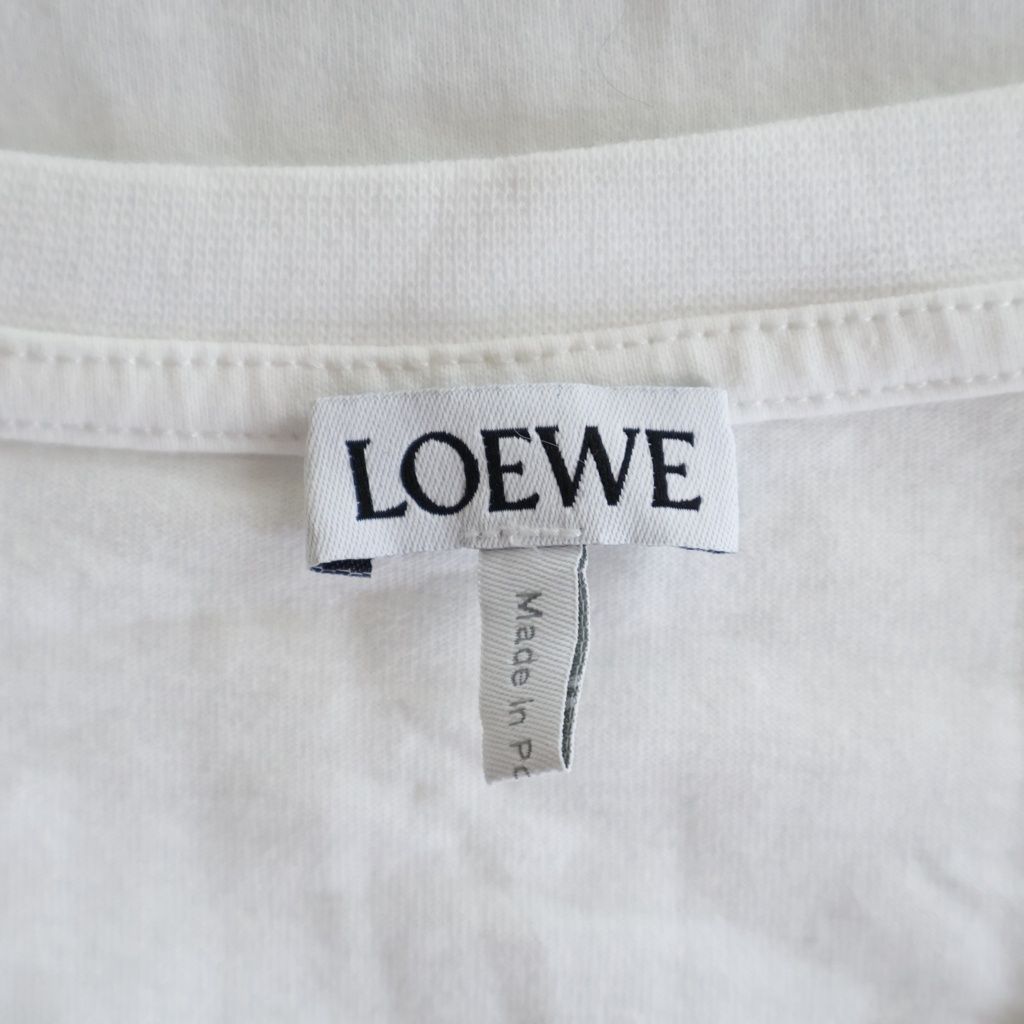 Loewe Anagram Embroidery T-Shirt White Cotton — view 7