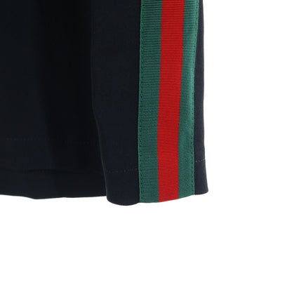Gucci Sherry Line Side Mid Length Short Sleeve Dress Black — view 5
