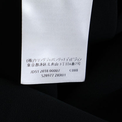 Gucci Sherry Line Side Mid Length Short Sleeve Dress Black — view 8