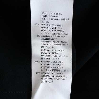 Gucci Sherry Line Side Mid Length Short Sleeve Dress Black — view 7
