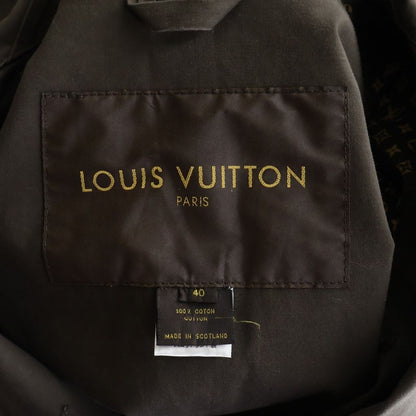 Louis Vuitton Trench Light Cotton Jacket Brown — view 6