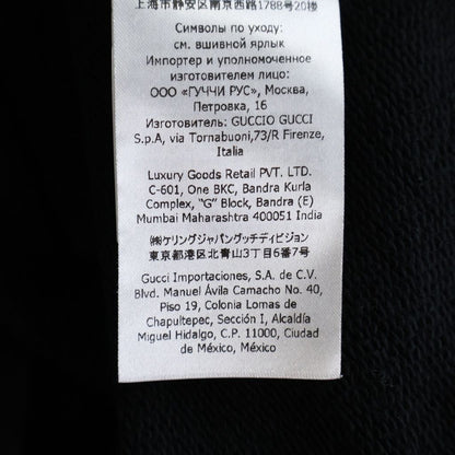Gucci the North Face Pullover Hoodie Double Sided Print Logo Black — view 8