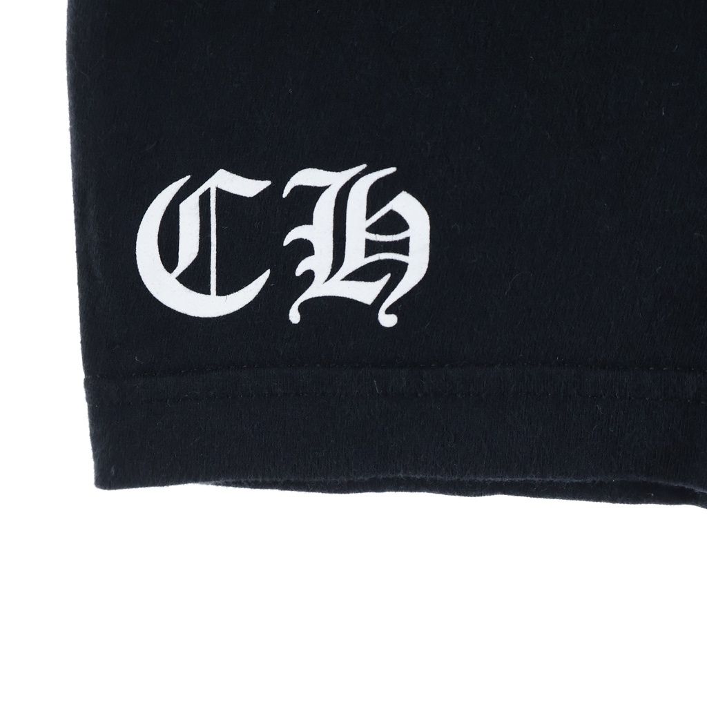 Chrome Hearts CH Short Sleeve Backflamed CH Plus Print T-Shirt Black — view 6