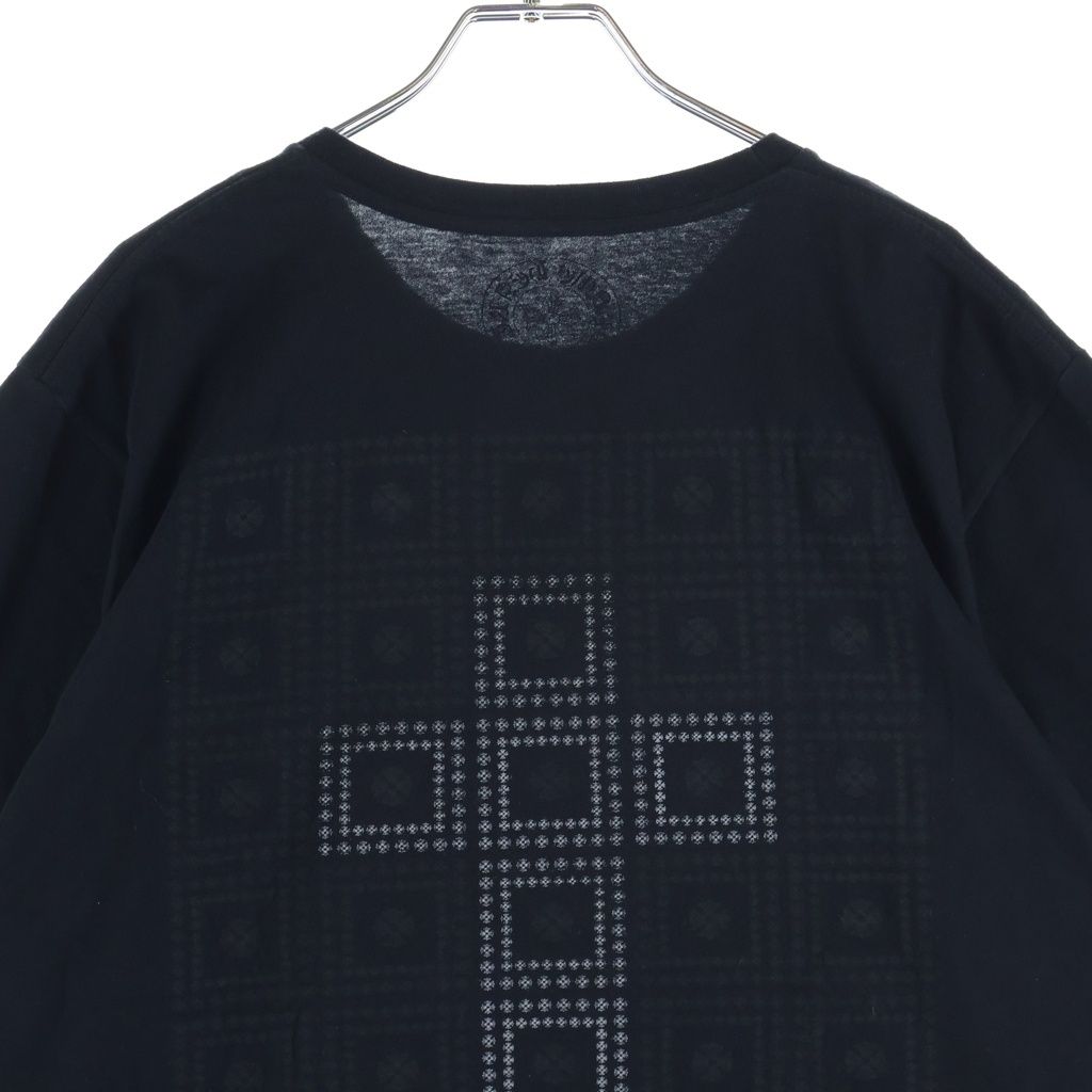 Chrome Hearts CH Short Sleeve Backflamed CH Plus Print T-Shirt Black — view 4