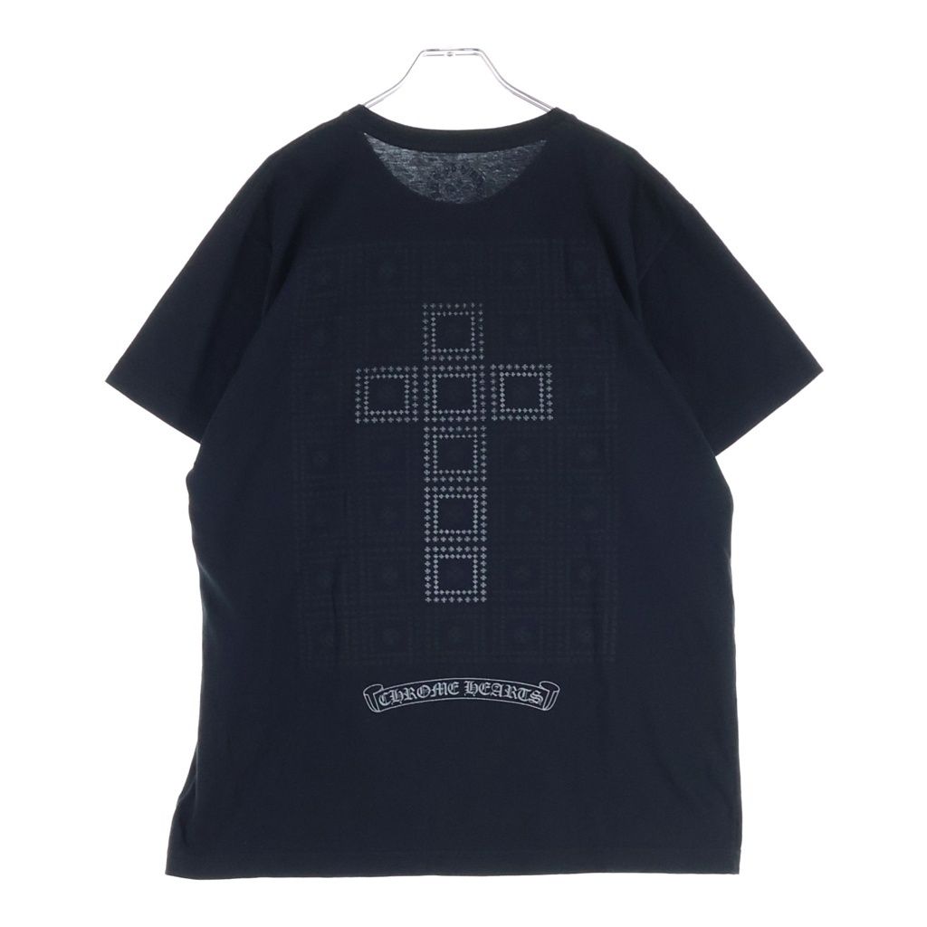 Chrome Hearts CH Short Sleeve Backflamed CH Plus Print T-Shirt Black