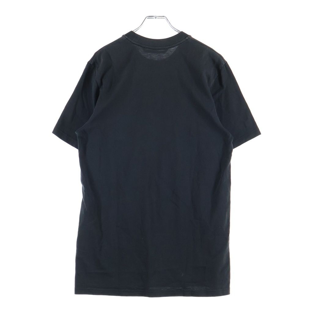 Moncler Logo Patch Crew Neck Short Sleeve T-Shirt Black — view 2