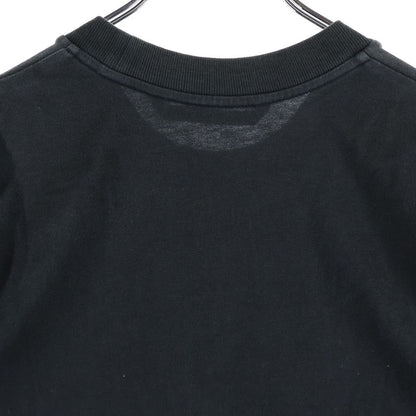 Moncler Logo Patch Crew Neck Short Sleeve T-Shirt Black — view 4
