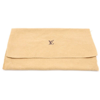 Louis Vuitton Monogram Pochette Twin GM Shoulder Bag Brown Leather Gold — view 8
