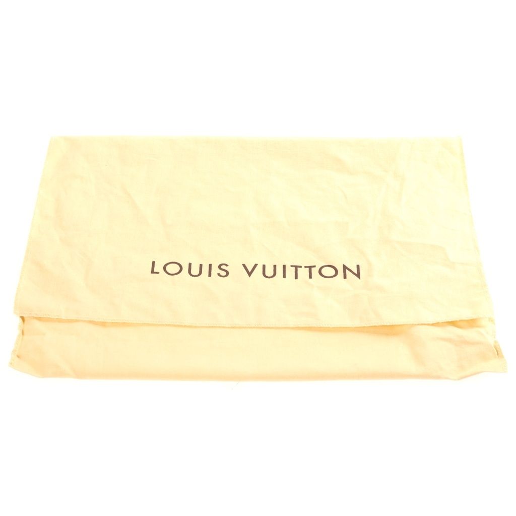 Louis Vuitton Damier Verona PM Handbag Brown Leather Gold — view 8