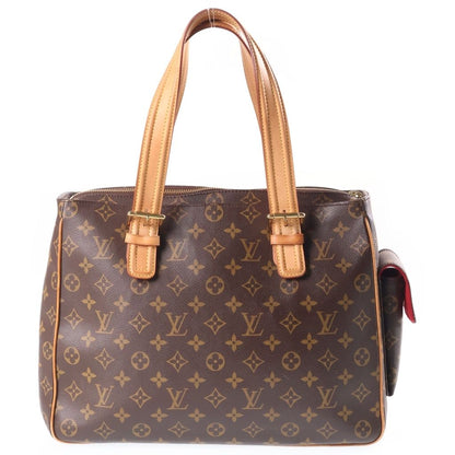 Louis Vuitton Monogram Multi Handbag Brown Leather Gold — view 2