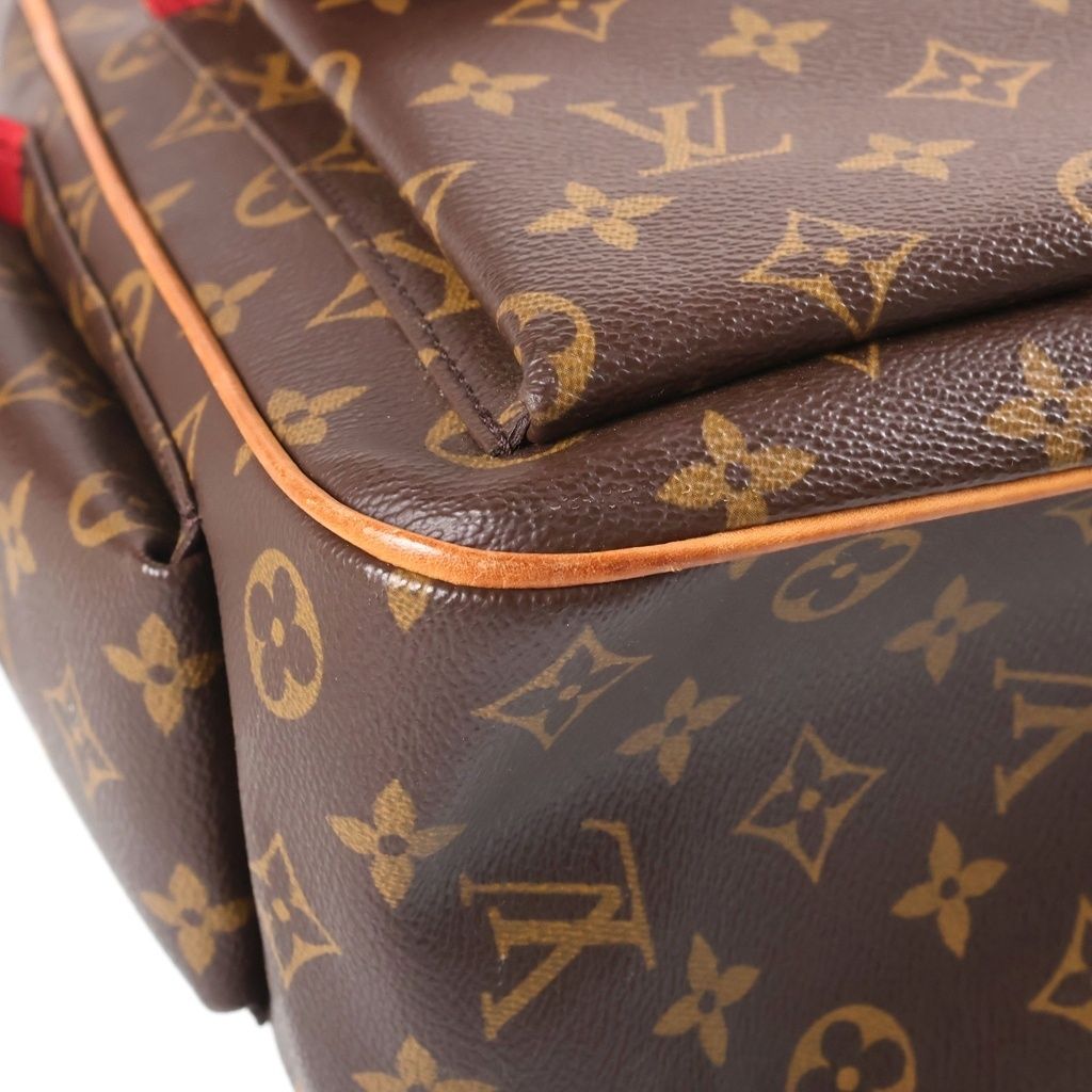 Louis Vuitton Monogram Multi Handbag Brown Leather Gold — view 5