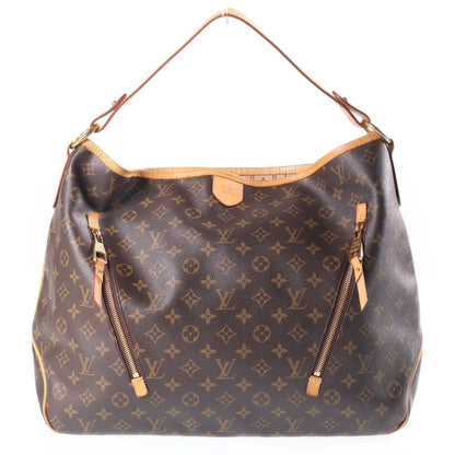 Louis Vuitton Monogram Delightful GM Shoulder Bag Brown Leather Gold