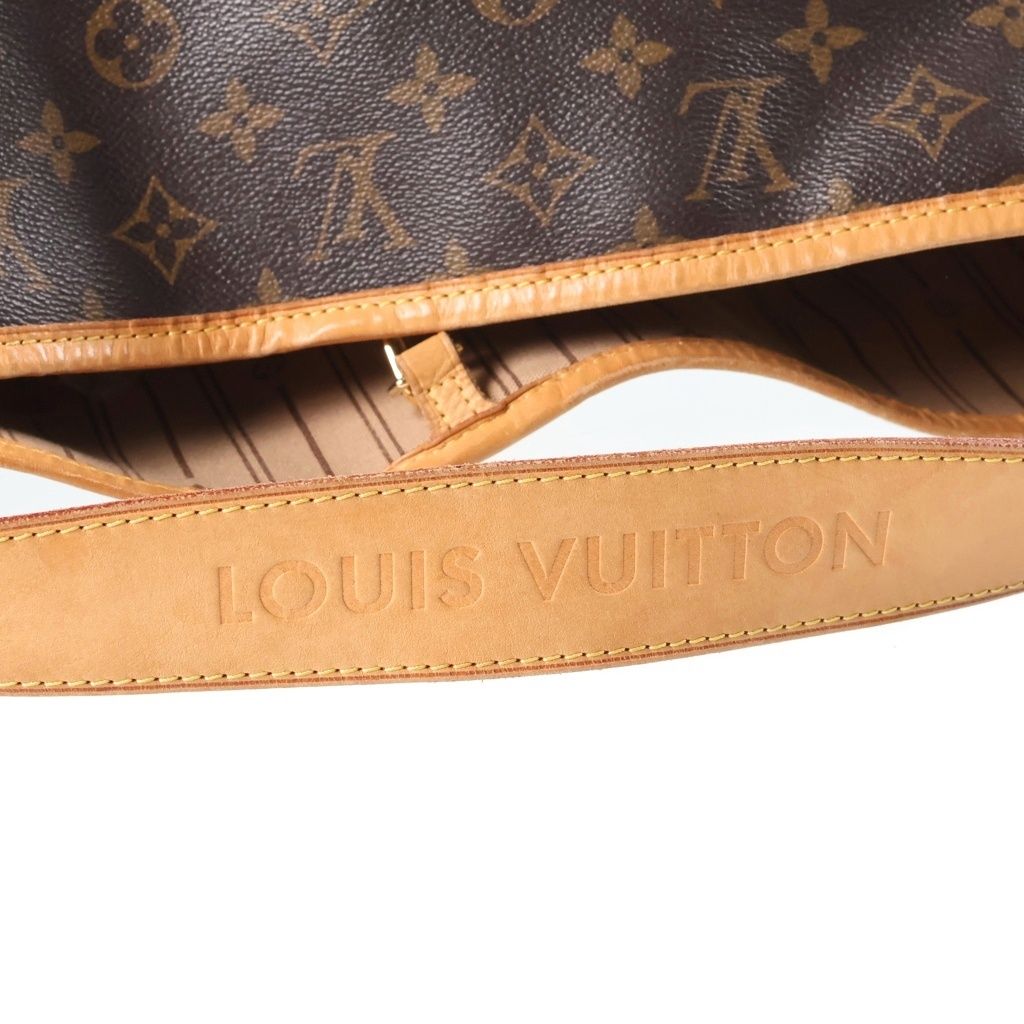 Louis Vuitton Monogram Delightful GM Shoulder Bag Brown Leather Gold — view 7