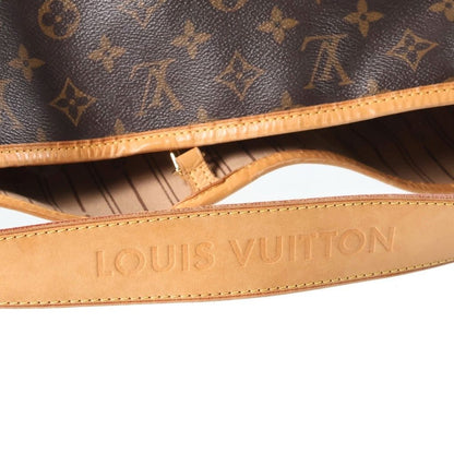 Louis Vuitton Monogram Delightful GM Shoulder Bag Brown Leather Gold — view 7