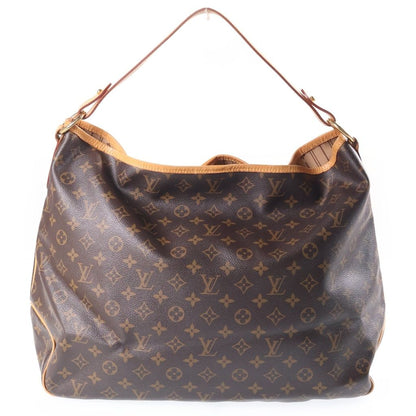Louis Vuitton Monogram Delightful GM Shoulder Bag Brown Leather Gold — view 2