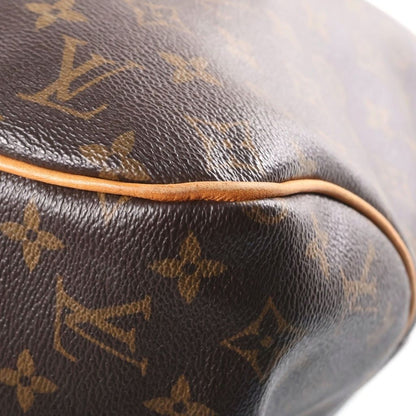 Louis Vuitton Monogram Delightful GM Shoulder Bag Brown Leather Gold — view 6