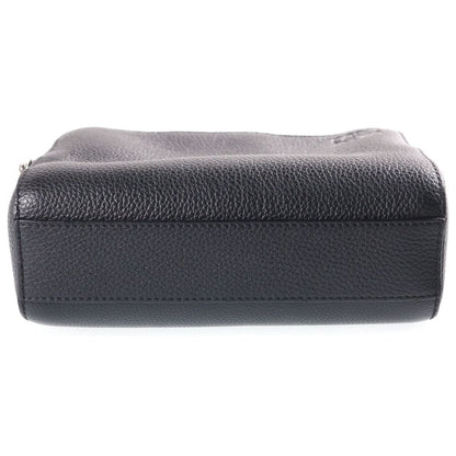 Loewe Anagram Camera Bag Cross Black Leather Silver — view 4