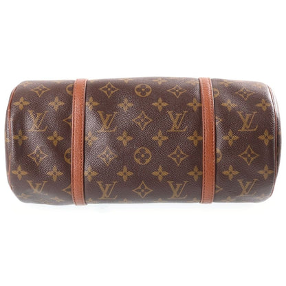 Louis Vuitton Monogram Boston Bag Brown Leather Gold — view 4