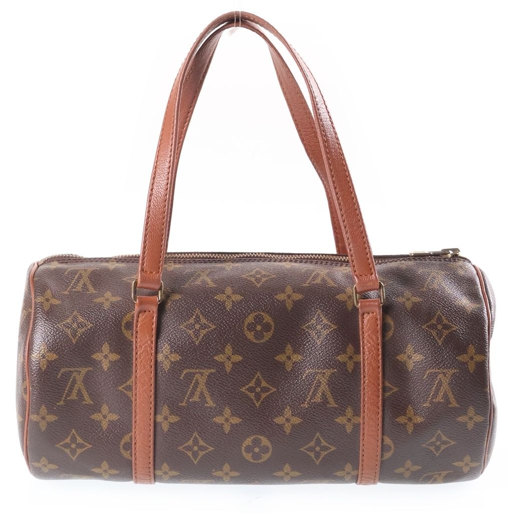Louis Vuitton Monogram Boston Bag Brown Leather Gold — view 2