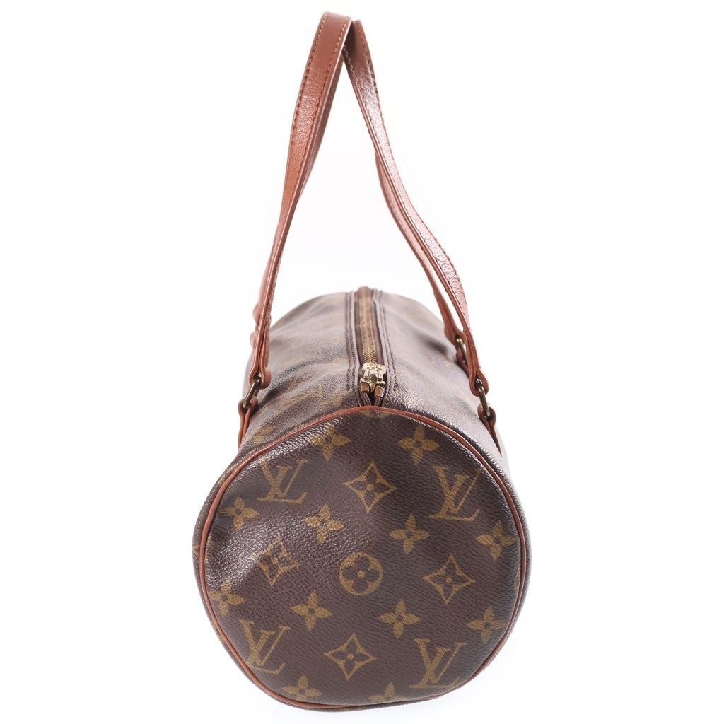 Louis Vuitton Monogram Boston Bag Brown Leather Gold — view 3
