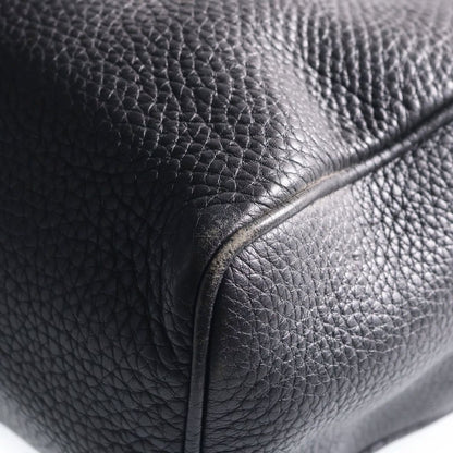 Prada Leather Mini Boston Bag Black Gold — view 5