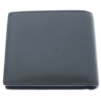 Loewe Anagram Embossed Bifold Leather Compact Wallet Gray — view 2