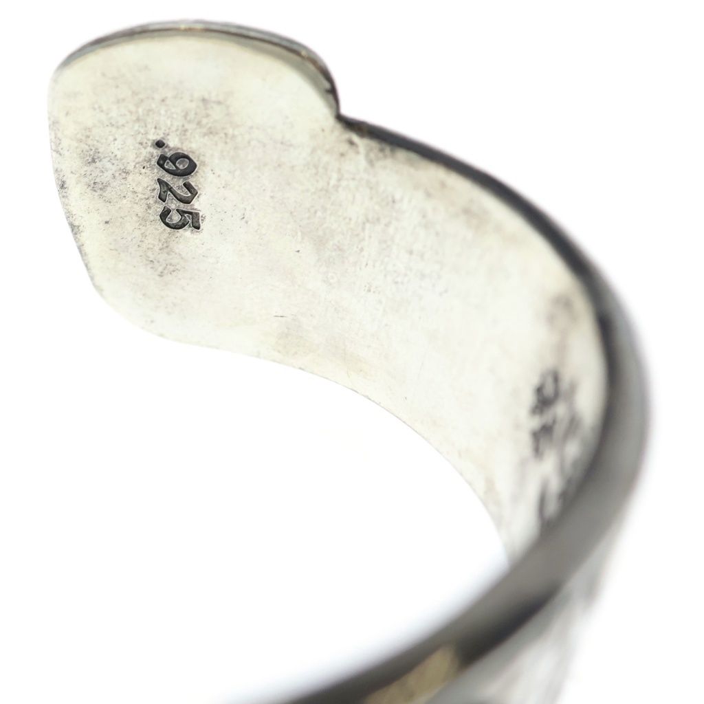Chrome Hearts Scroll Label Cuff Bracelet CH — view 6