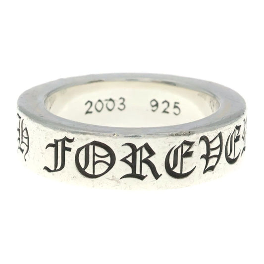 Chrome Hearts Spacer Forever Ring Silver