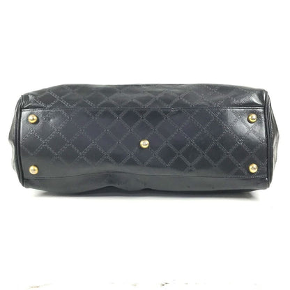 Versace Boston Bag Medusa Logo Leather Black — view 5