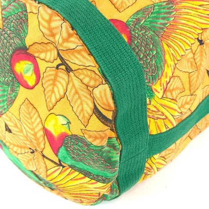 Hermes Shoulder Bag Bird Pattern Cotton Green — view 6
