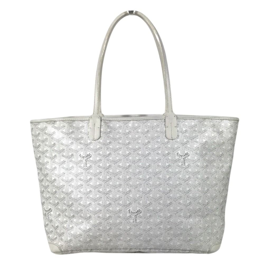 Goyard Shoulder Bag Artois PM Leather White