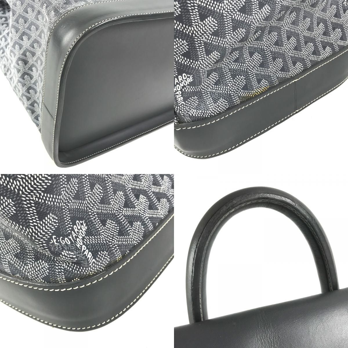 Goyard Boston Bag Steamer Leather Gray — view 7