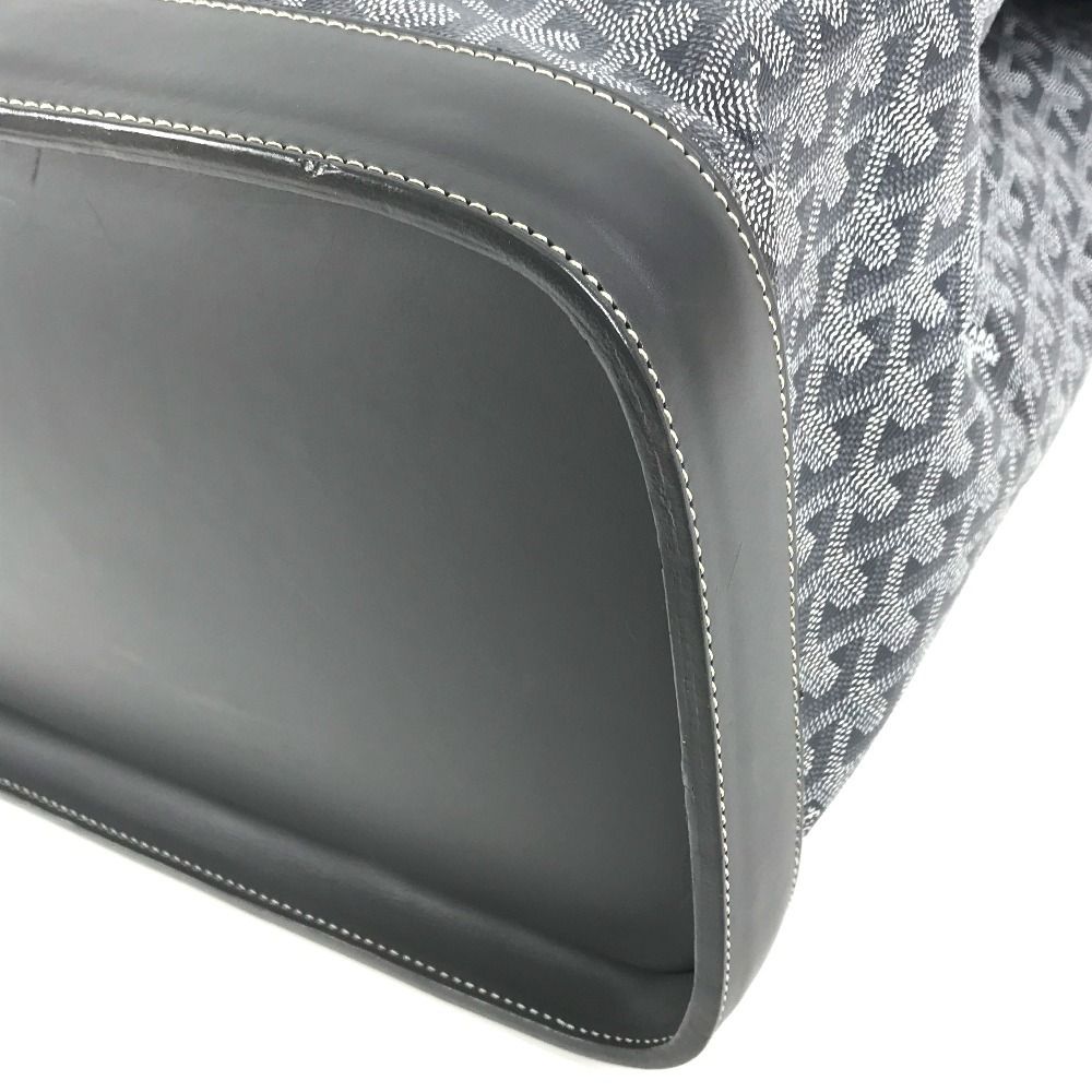 Goyard Boston Bag Steamer Leather Gray — view 6