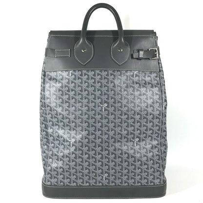 Goyard Boston Bag Steamer Leather Gray — view 2