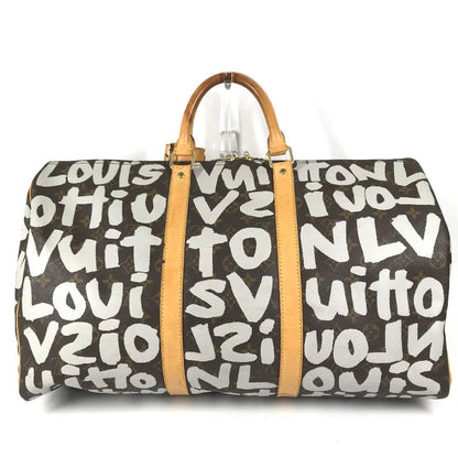 Louis Vuitton Boston Bag Keepall 50 Monogram Canvas White — view 2